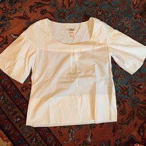 White Chloe blouse